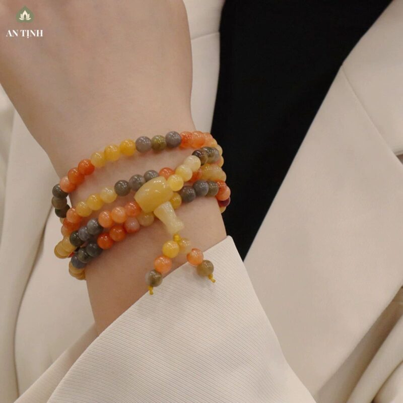 Vòng Dây Ngọc Bích May Mắn 108 Hạt