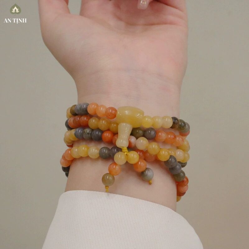 Vòng Dây Ngọc Bích May Mắn 108 Hạt