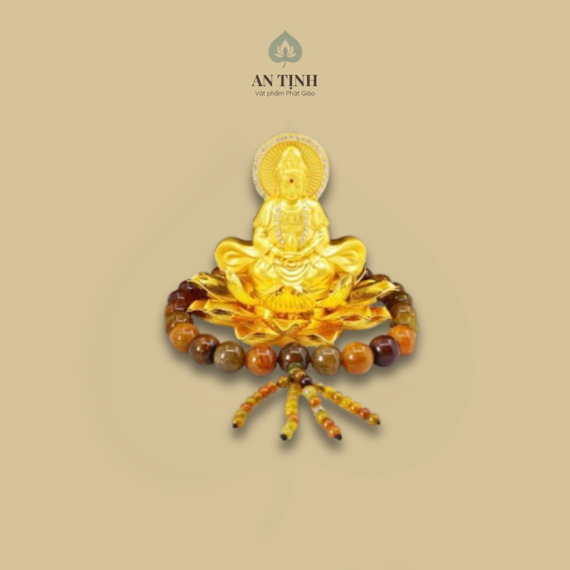 Tượng Phật Bà Quan Âm ngồi thiền