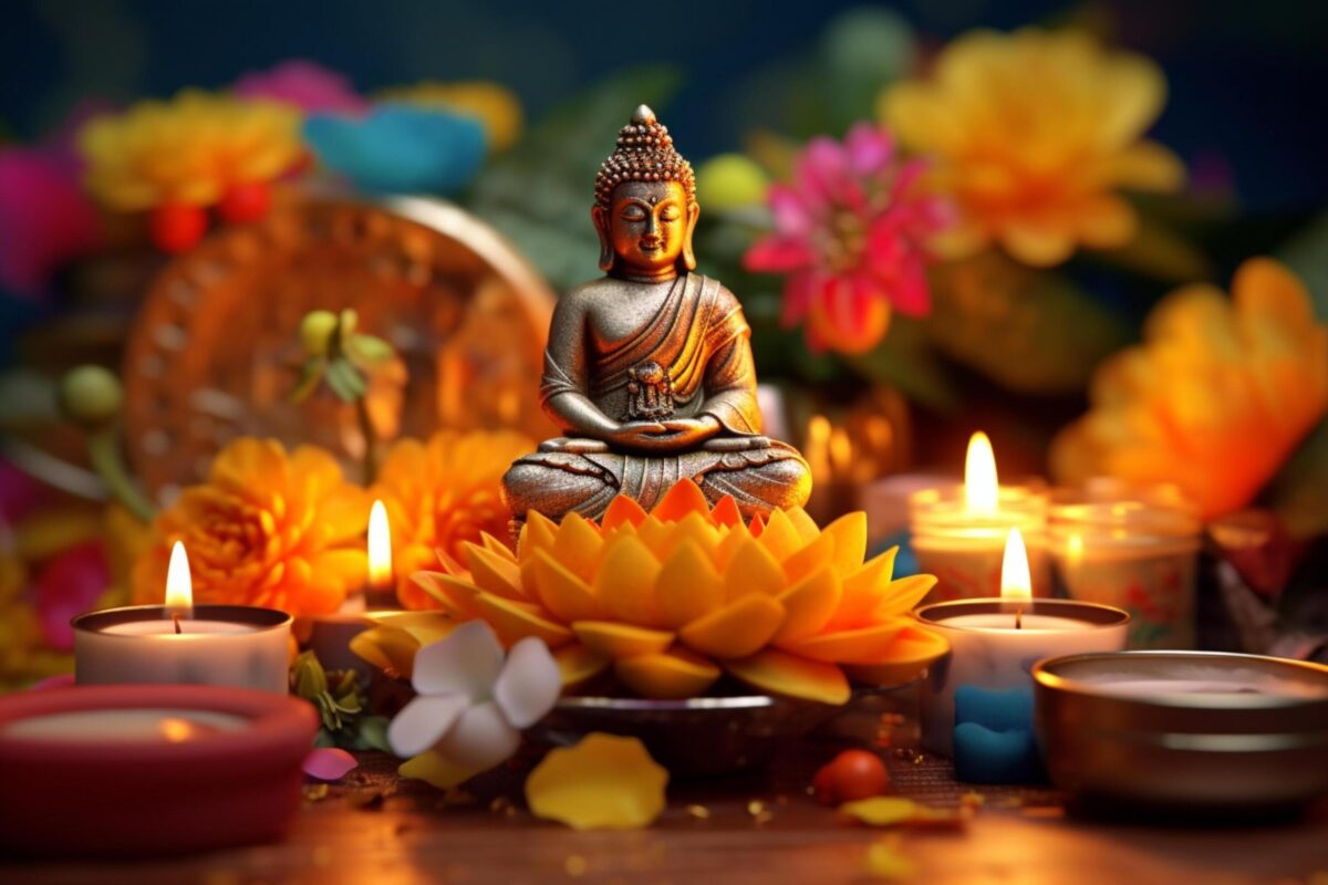 Đặt tượng Phật trong nhà thể hiện lòng thành kính của gia chủ