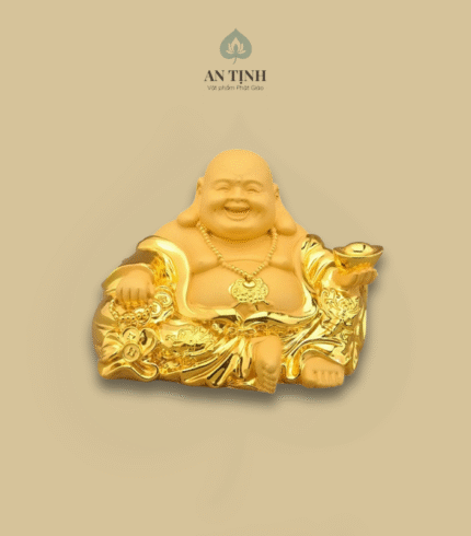 Tượng Phật Di Lặc mạ vàng