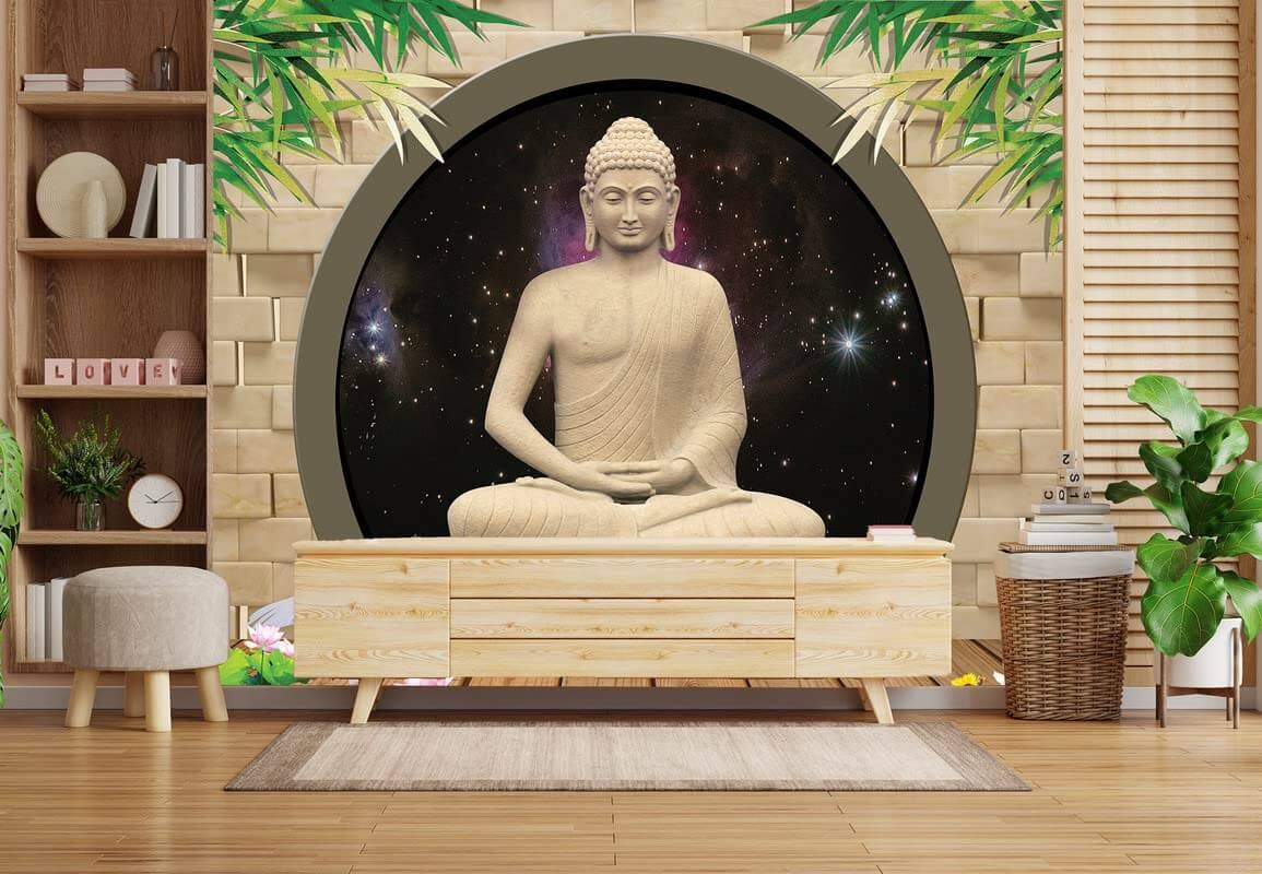Đặt tượng Phật trong nhà giúp không gian sống trở nên thanh tịnh hơn