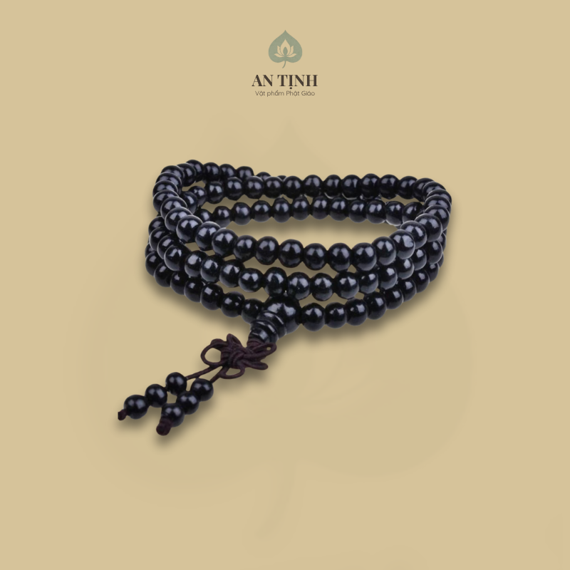 Vòng quấn tay 3 vòng gỗ trầm đen