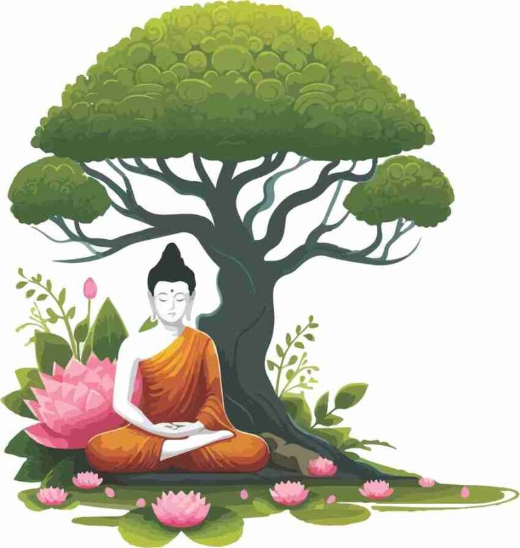 Lá bồ đề còn được coi là biểu tượng của trí tuệ và sự từ bi