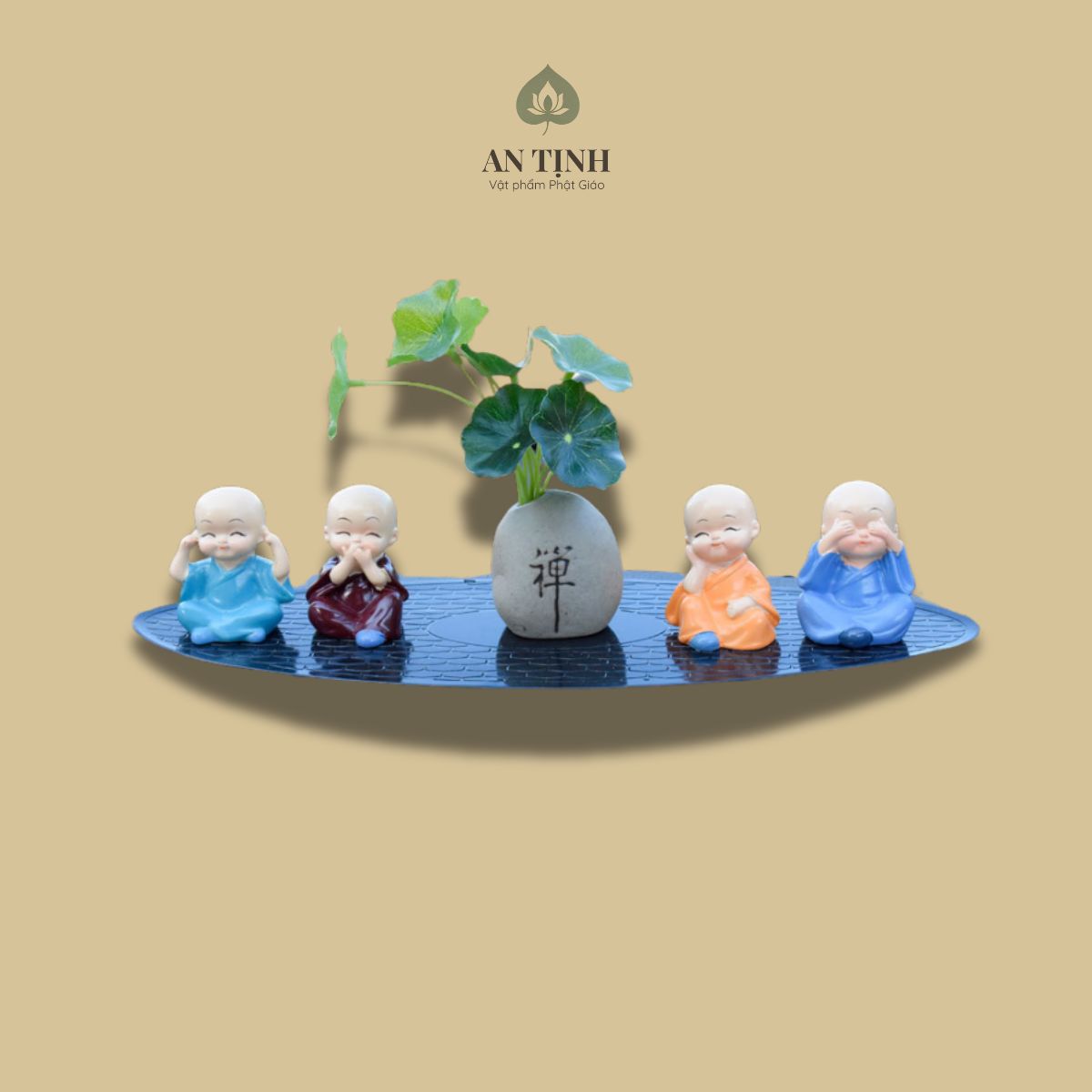 Bộ Bốn Chú Tiểu Cùng Lá Sen