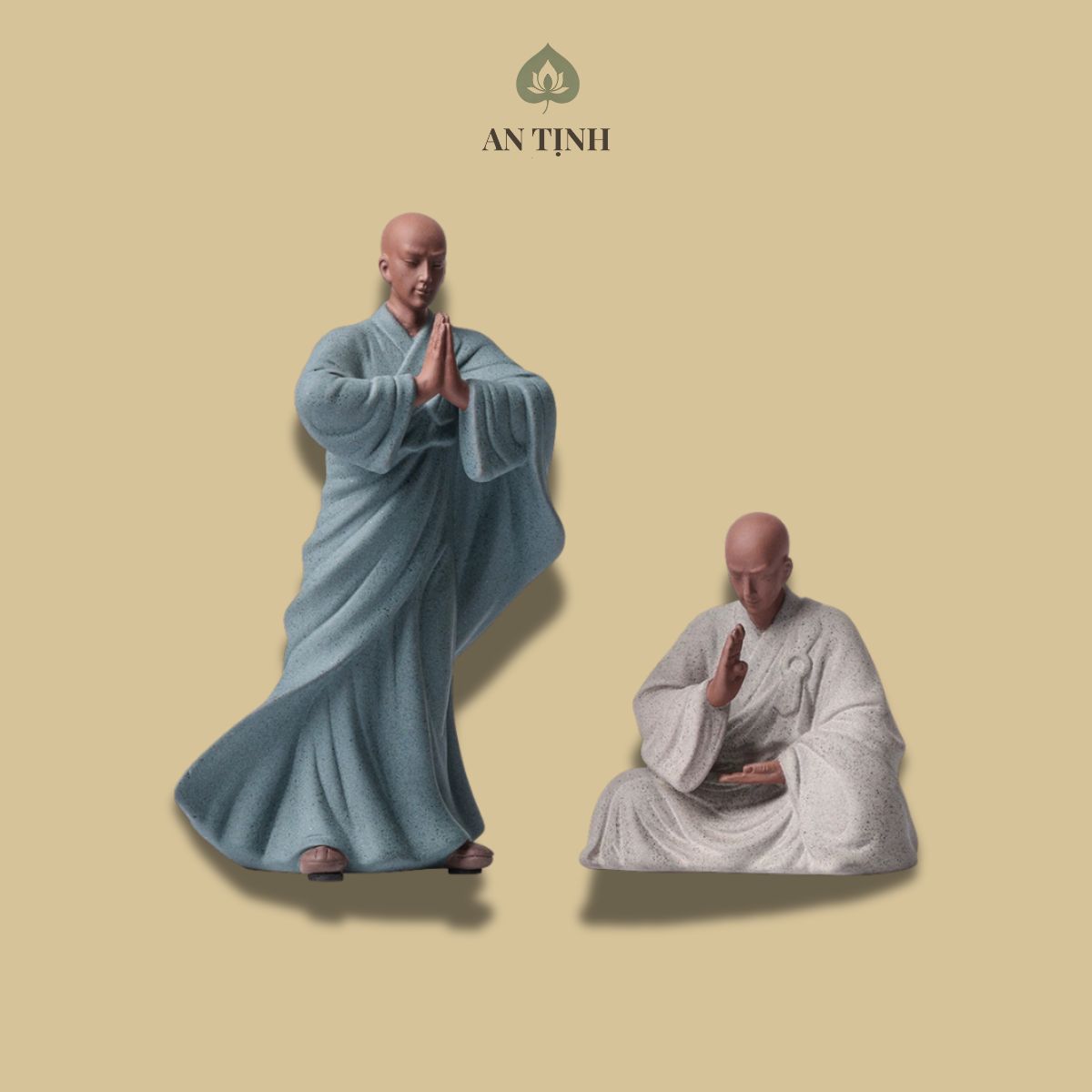Bộ Đôi Thiền Sư Đứng Và Ngồi