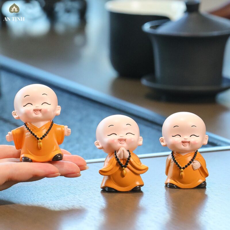 Bộ Tượng Ba Nhà Sư Vui Vẻ