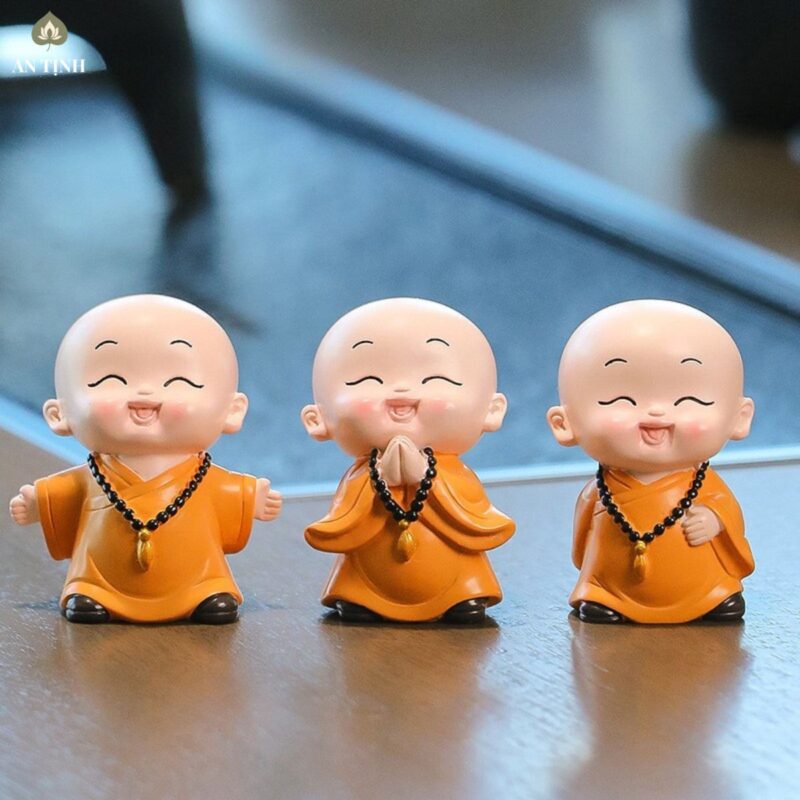 Bộ Tượng Ba Nhà Sư Vui Vẻ
