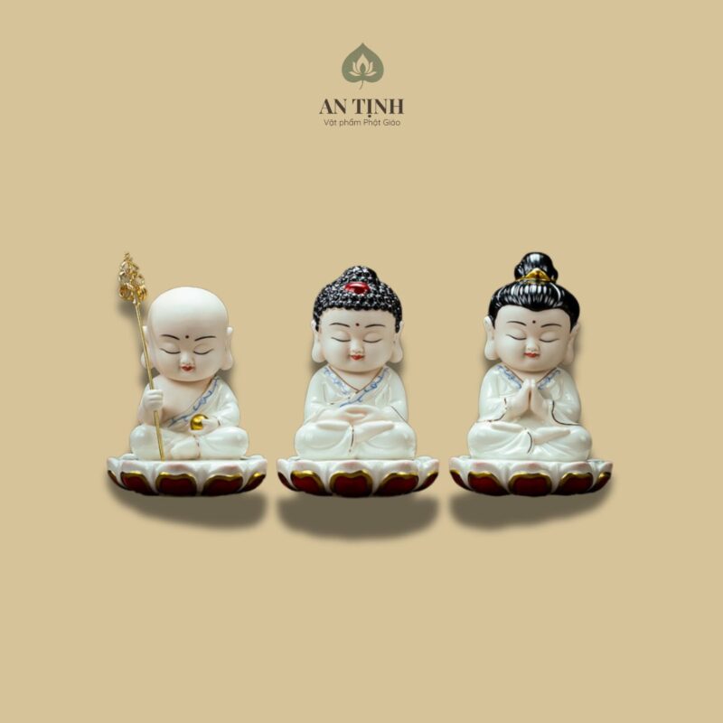 Bộ Tượng Tây Phương Tam Thánh Nhỏ