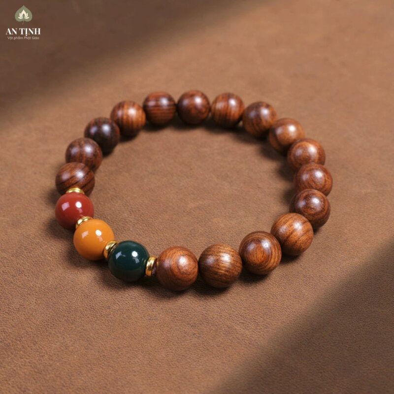 Chuỗi Đeo Tay Gỗ Đàn Hương 3 Màu