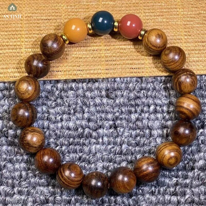 Chuỗi Đeo Tay Gỗ Đàn Hương 3 Màu