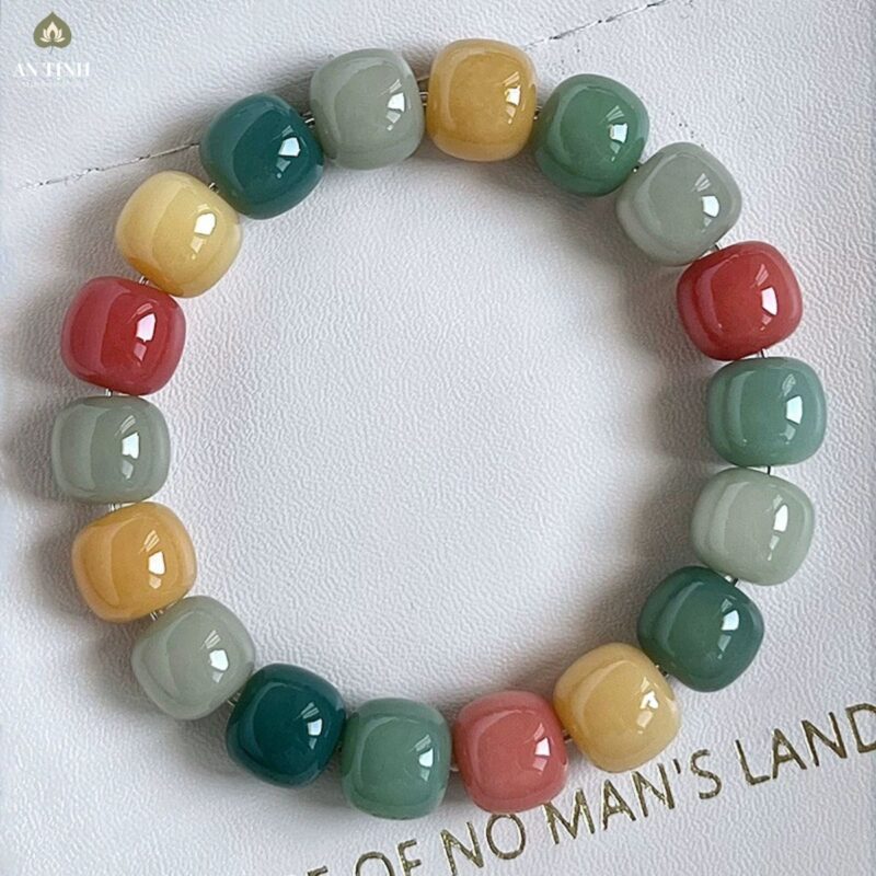 Chuỗi Hạt Bồ Đề Ngũ Sắc Phong Thủy