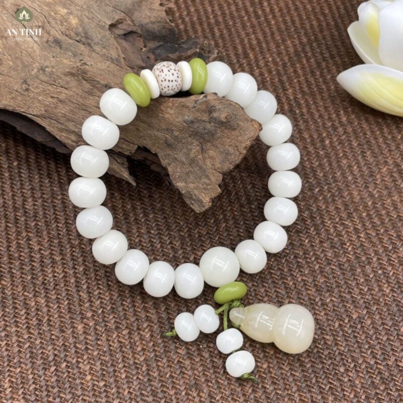 Chuỗi Hạt Hồ Lô Ngọc Trắng