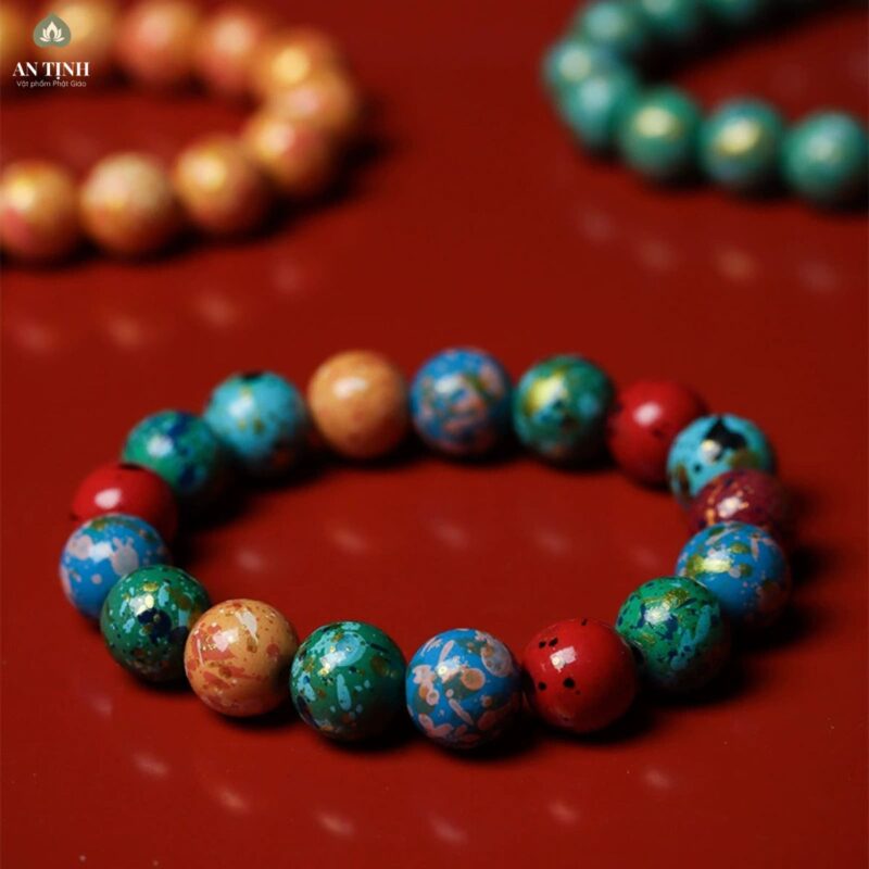 Chuỗi Vòng Hạt Sơn Mài 12ly 18 Hạt