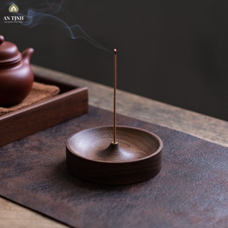 Đế Thắp Nhang Gỗ Đàn Hương