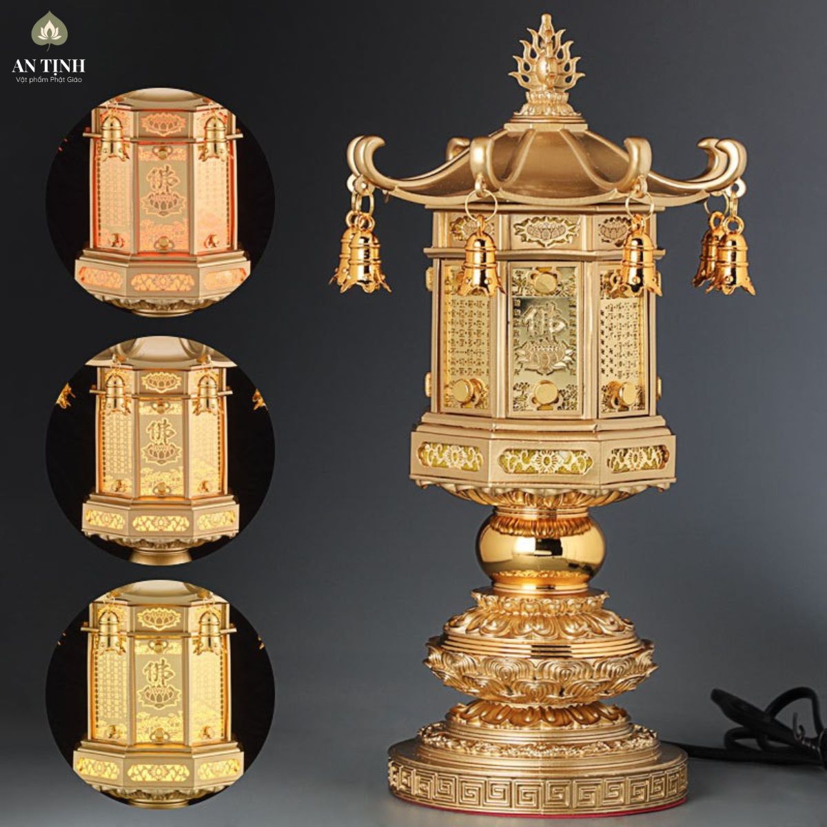 Đèn Cúng Phật 33cm Đèn Cúng Phật 33cm