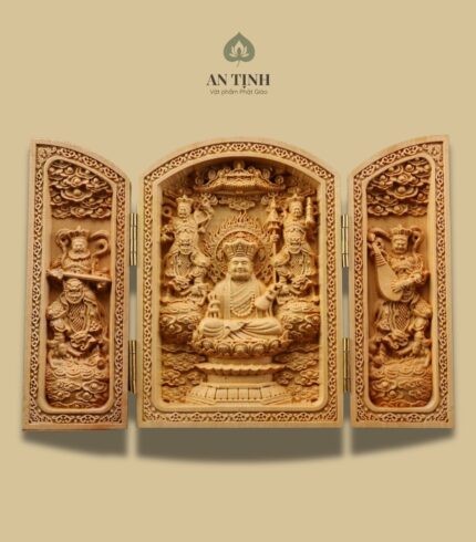 Hộp Gỗ Hoàng Dương Địa Tạng Vương