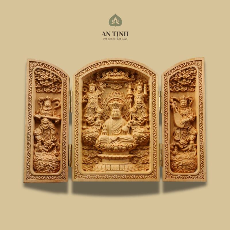 Hộp Gỗ Hoàng Dương Địa Tạng Vương