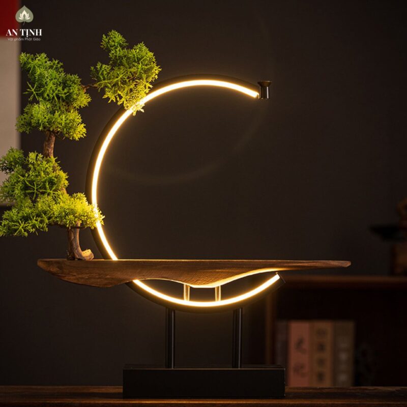 Kệ đèn led bán nguyệt