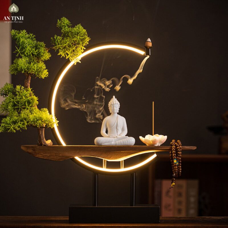 Kệ đèn led bán nguyệt