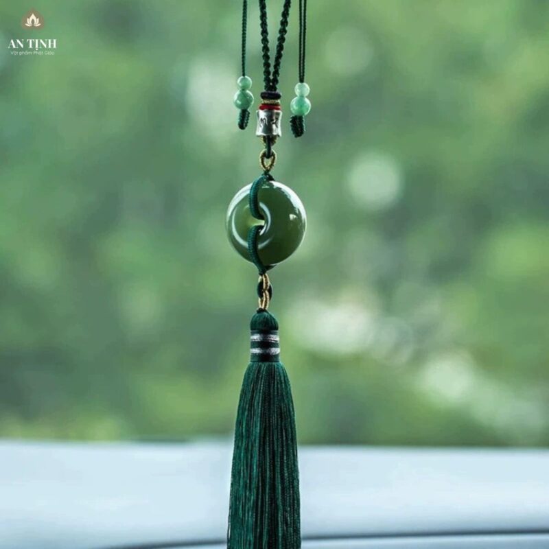 Khánh Treo Xe Ô Tô Ngọc Bích Đồng Tiền