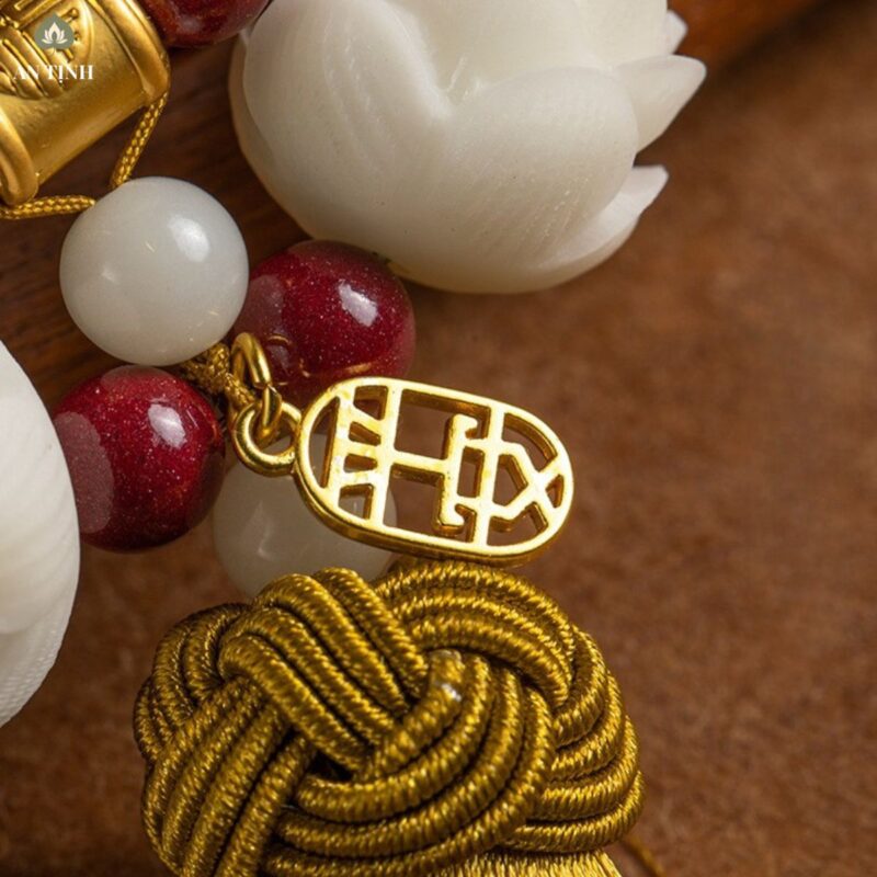 Khánh Treo Xe Ô Tô Phật Thích Ca 10 Bông Sen Kép