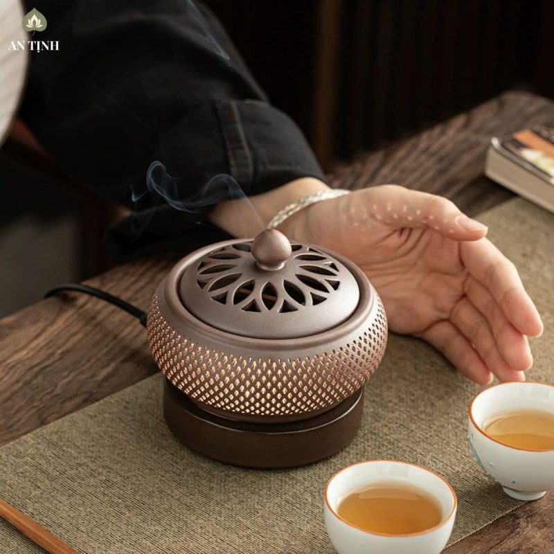 Lư Xông Trầm Hương Bằng Điện