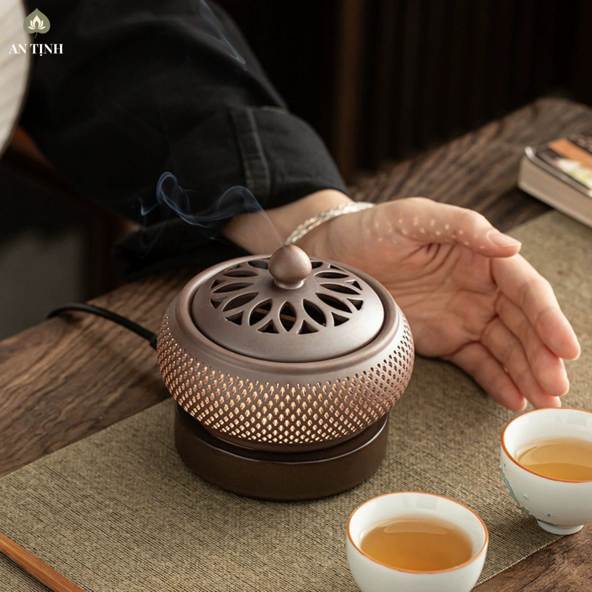 Lư Xông Trầm Hương Bằng Điện