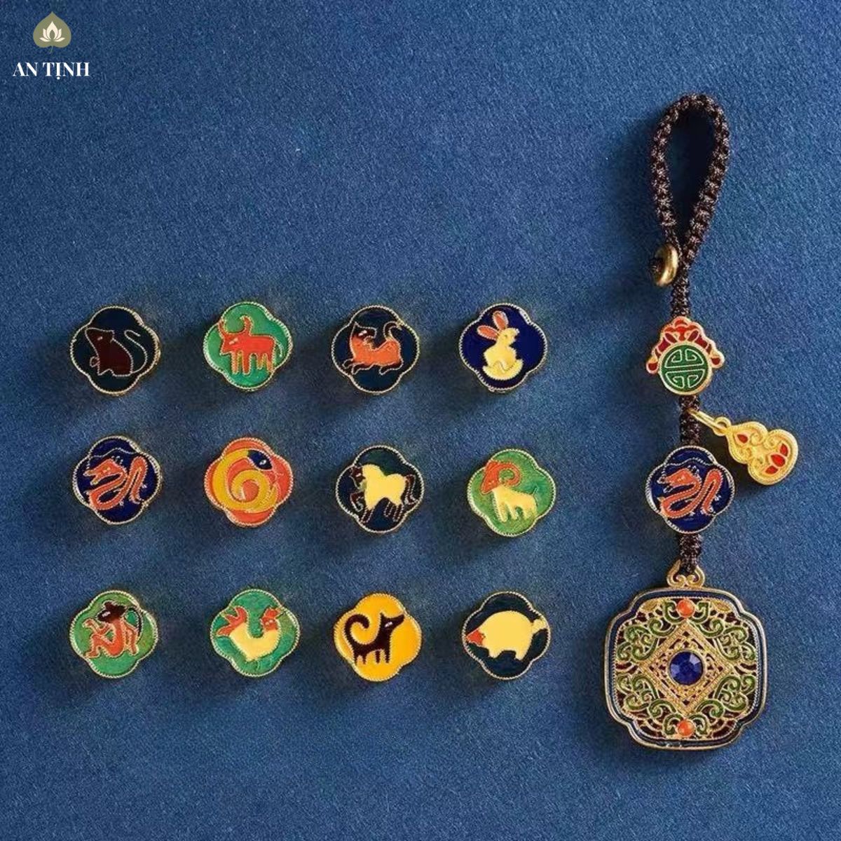 Móc Khóa 12 Cung Hoàng Đạo