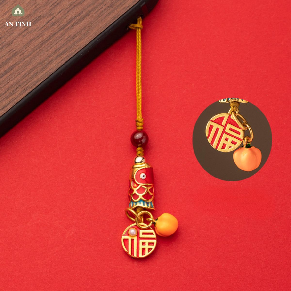 Móc Khóa Điện Thoại Cá Koi