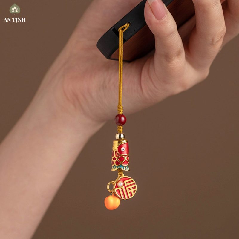 Móc Khóa Điện Thoại Cá Koi