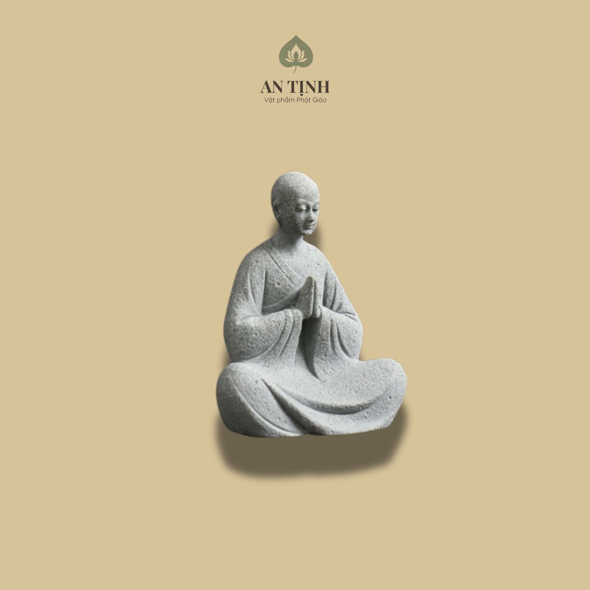 Tượng Tăng Nhân Ngồi Thiền 10cm