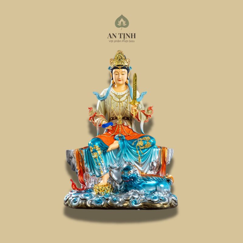 Tượng Văn Thù Sư Lợi Bồ Tát 30cm
