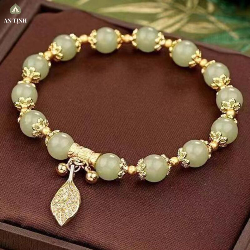 Vòng Đeo Tay Hạt Ngọc Lá Bồ Đề