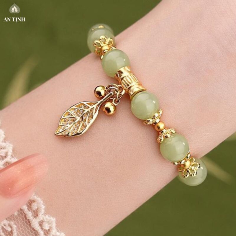 Vòng Đeo Tay Hạt Ngọc Lá Bồ Đề