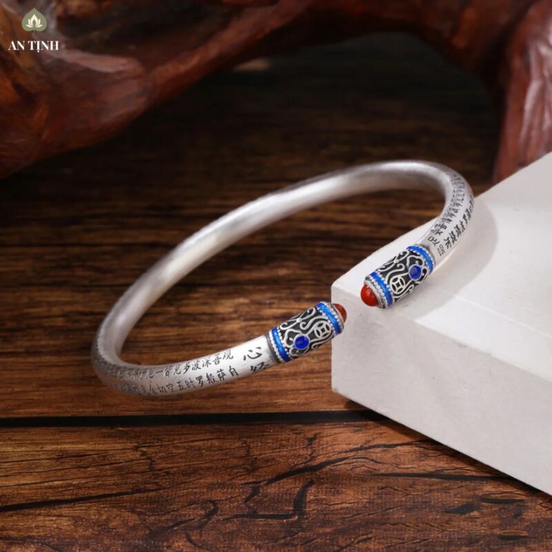 Vòng Tay Bát Nhã Tâm Kinh Khắc Chữ