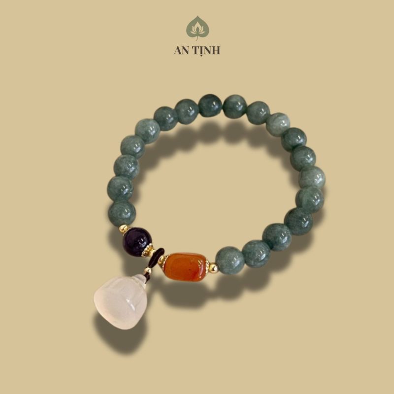 Vòng Tay Đính Hạt Ngọc Sen