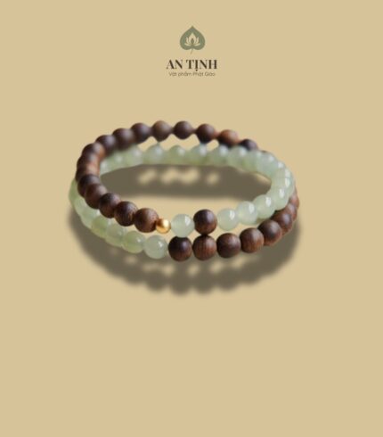 Vòng Tay Trầm Hương Mix Ngọc Bích