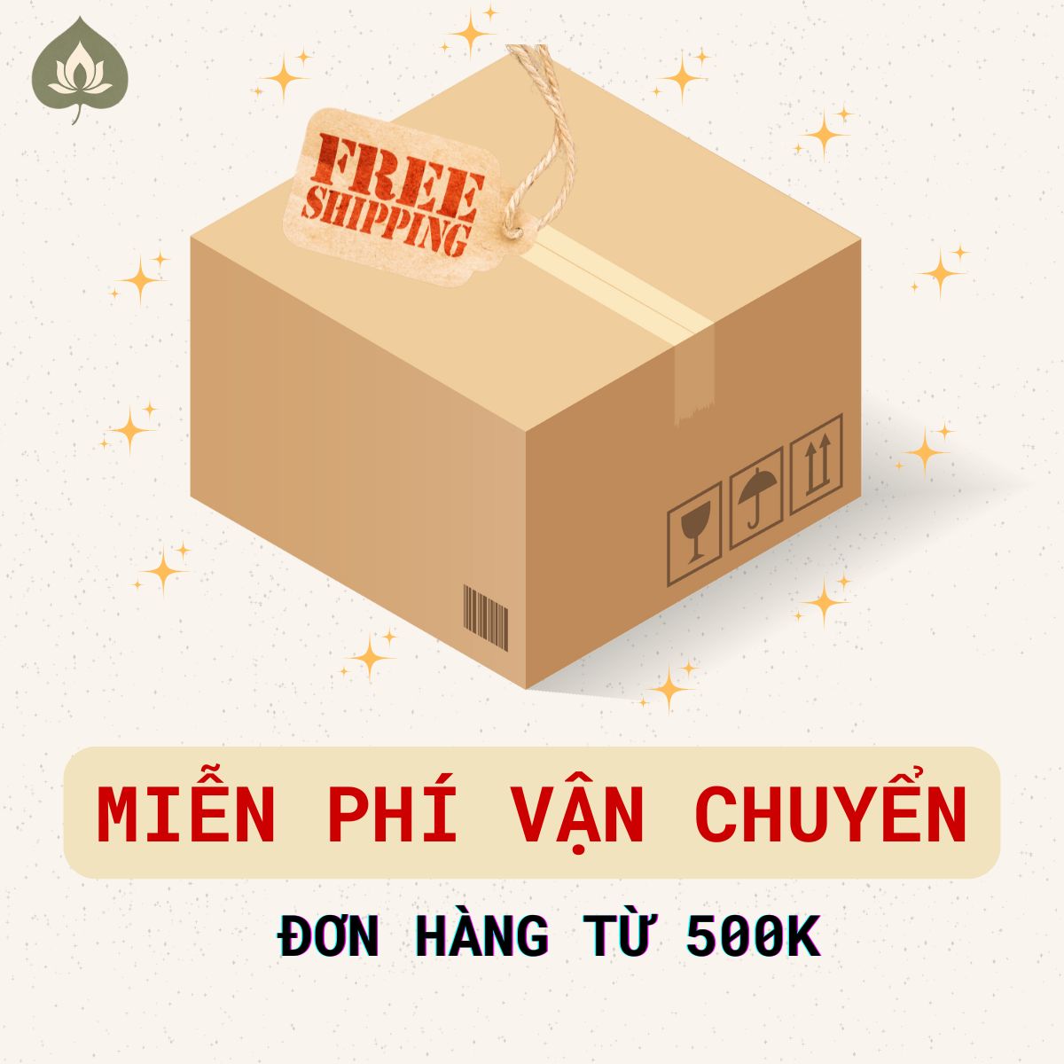 miễn phí vận chuyển đơn hàng từ 500k