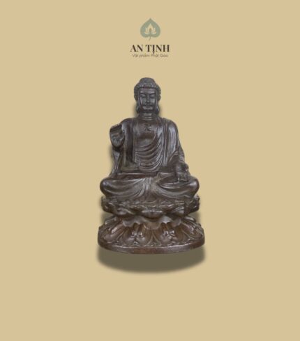 Tượng Phật Như Lai bằng đồng cao 9cm