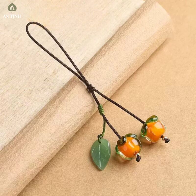 Móc Khóa Điện Thoại Song Quả May Mắn