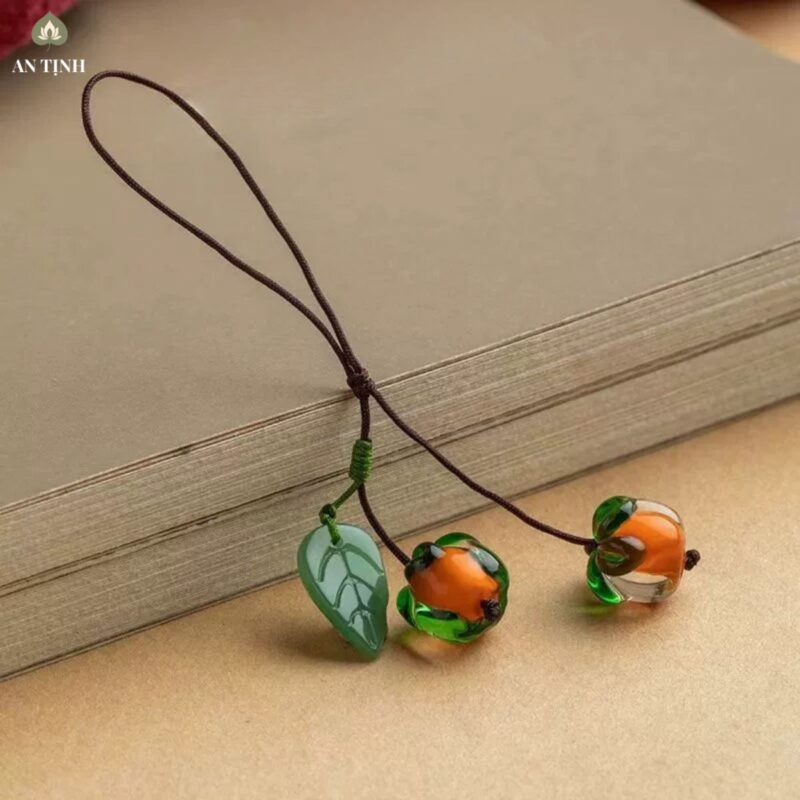 Móc Khóa Điện Thoại Song Quả May Mắn