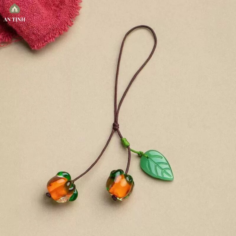 Móc Khóa Điện Thoại Song Quả May Mắn