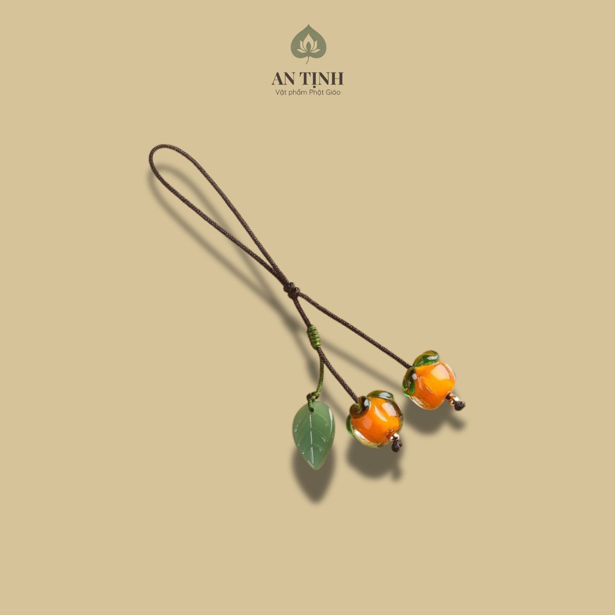 Móc Khóa Điện Thoại Song Quả May Mắn