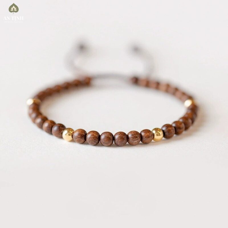 Vòng Đeo Tay Chuỗi Hạt Gỗ Đàn Hương