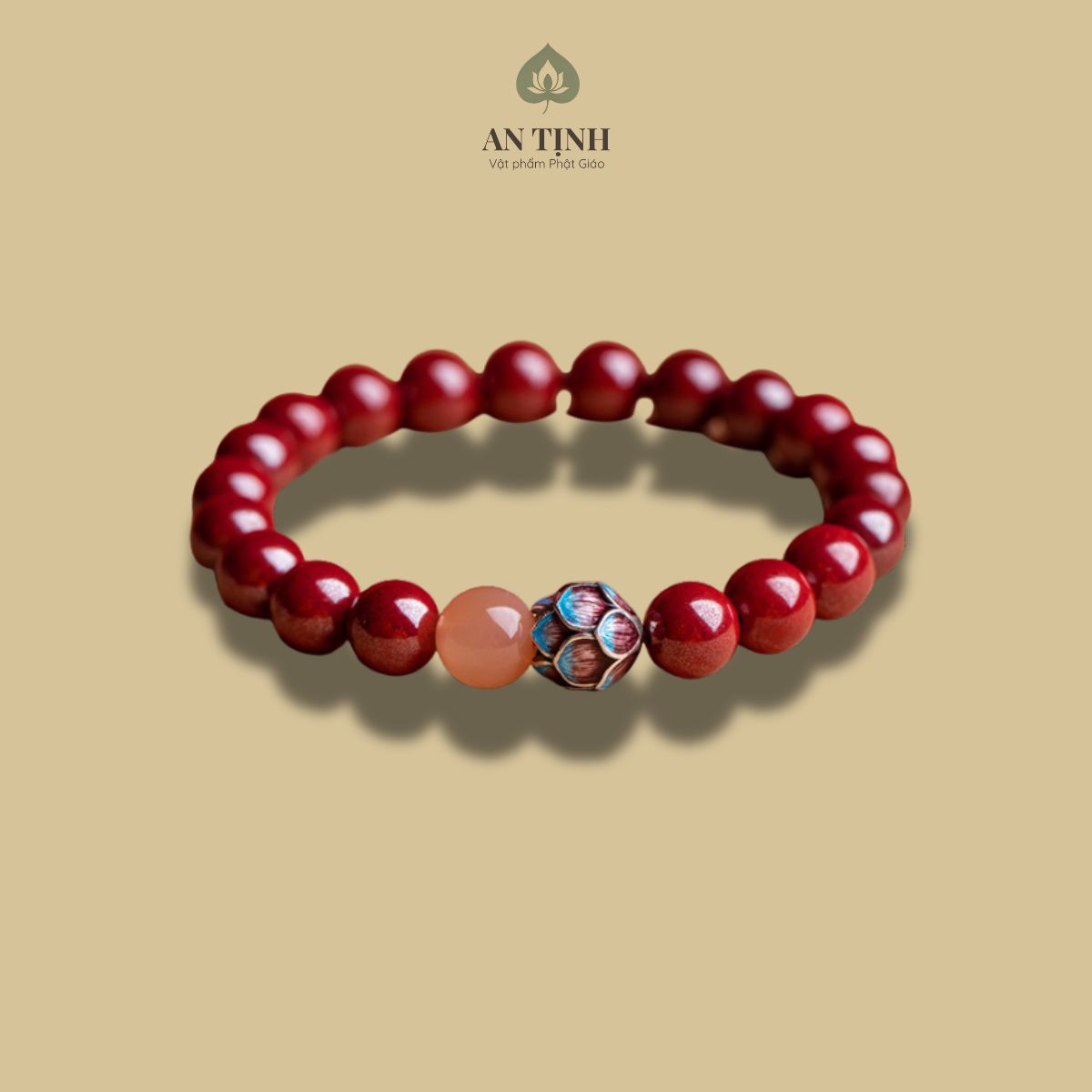 Vòng Tay Chu Sa Phối Charm