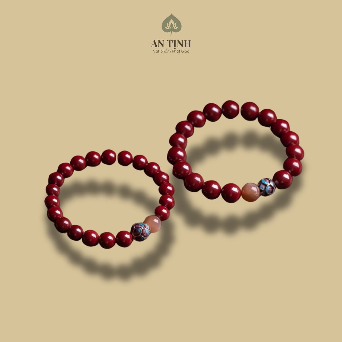 Vòng Tay Chu Sa Phối Charm