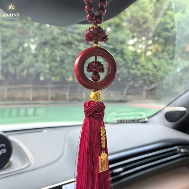Khánh Treo Xe Ô Tô Liên Hoa Chu Sa