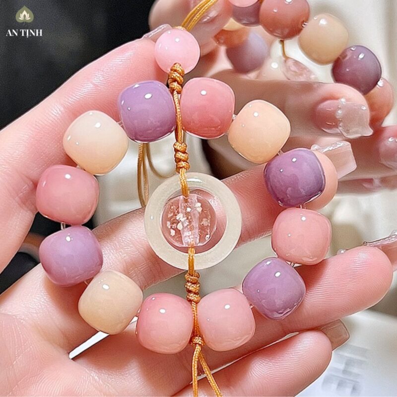 Móc Treo Điện Thoại Hạt Bồ Đề Hoa Đào