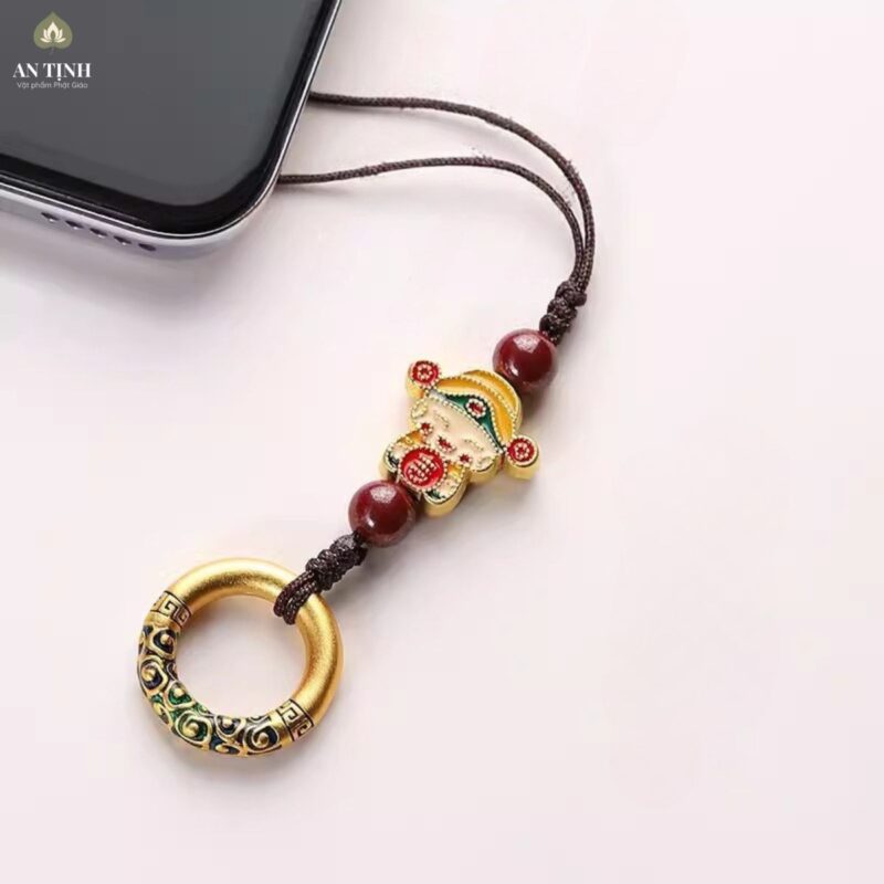 Móc Treo Điện Thoại Thần Tài May Mắn